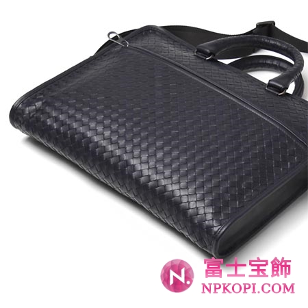 ボッテガヴェネタ/BOTTEGA VENETA/ レザーブリーフケース(２ＷＡＹ仕様) /ミッドナイトブルー248395 vq131 4014